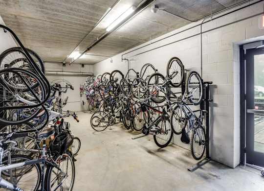 Bike Storage at Bluestone Flats, Minnesota