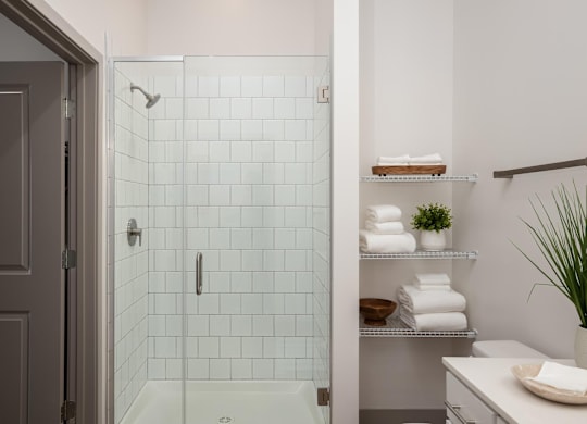 Large Bathroom at Converge KC Uptown, Kansas City, MO