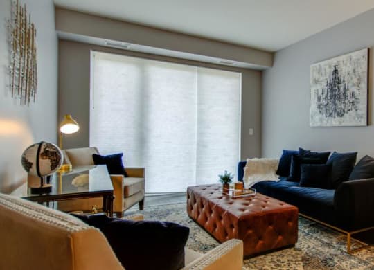 Living Room at Barrington 101, Barrington, 60010