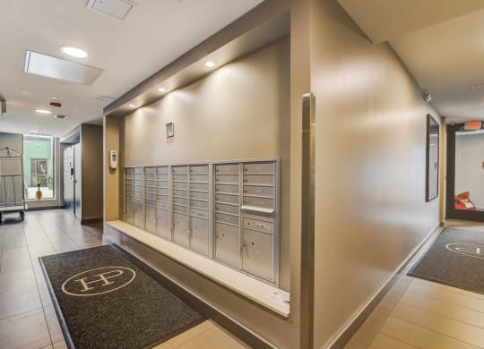 the locker room at the club at highland apartments at Clarendon Hills 229, Clarendon