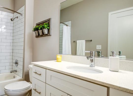 a bathroom with a sink toilet and a shower at Barrington 101, Barrington, 60010
