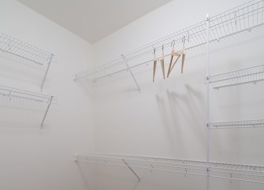 the view of a room with white lines on the wall
