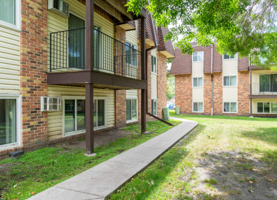 our apartments offer a walkway to the community