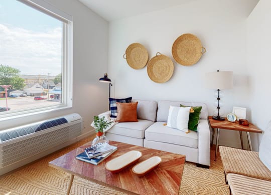 Living decor 1 at CityLine Apartments, Minnesota