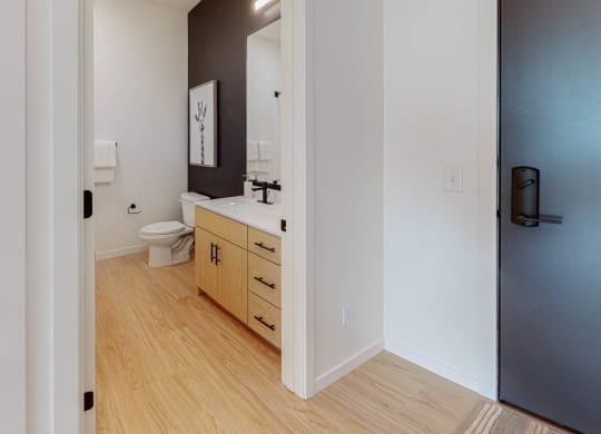 Bathroom at CityLine Apartments, Minneapolis, MN, 55406