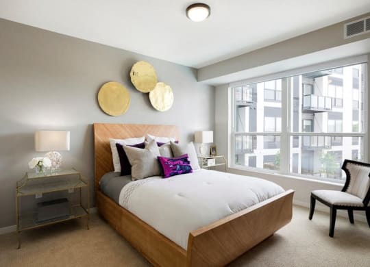 Well Lite Bedroom, Residences at 1700, Minnetonka