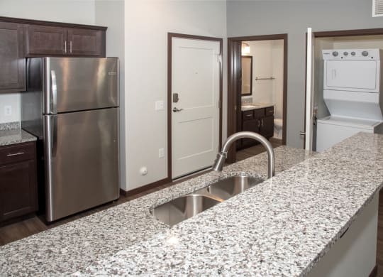 Granite Countertop Kitchen at Lake Jonathan Flats, Chaska, MN, 55318