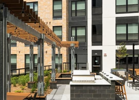 Outdoor Kitchenm at Residences at 1700, Minnesota, 55305