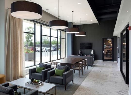 Relaxing Resident Lounge,  Residences at 1700, Minnetonka