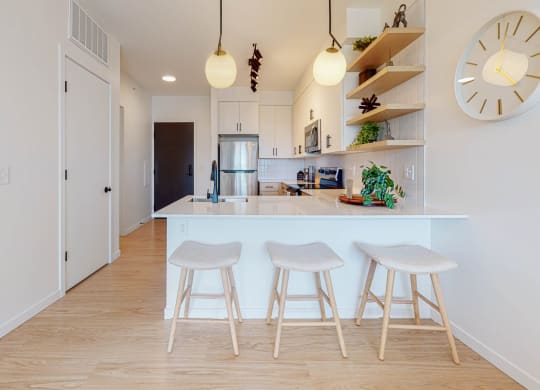 Kitchen  at CityLine Apartments, Minneapolis, MN, 55406