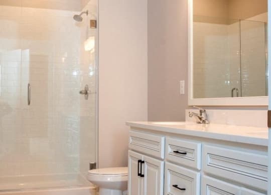 Renovated Bathrooms With Quartz Counters, Residences at 1700, Minnetonka