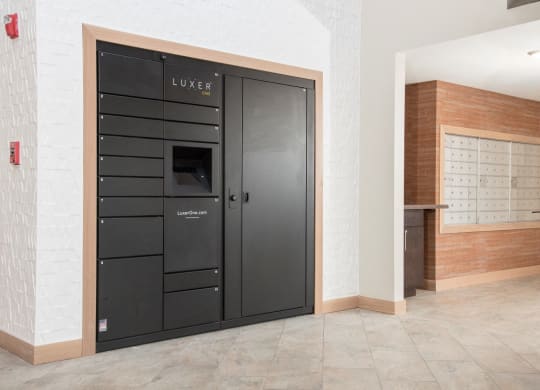 Locker Room at Aspenwoods Apartments, Eagan, MN 55123