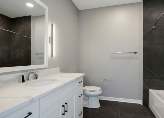 Bright Bathroom at Calhoun Towers, Minneapolis