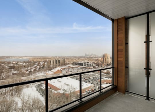 Balcony View at Calhoun Towers, Minneapolis, MN