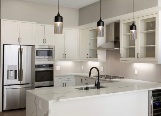 Spacious Full Size Kitchen at Calhoun Towers, Minnesota
