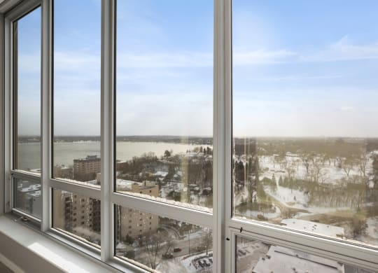 Bedroom View at Calhoun Towers, Minneapolis, Minnesota