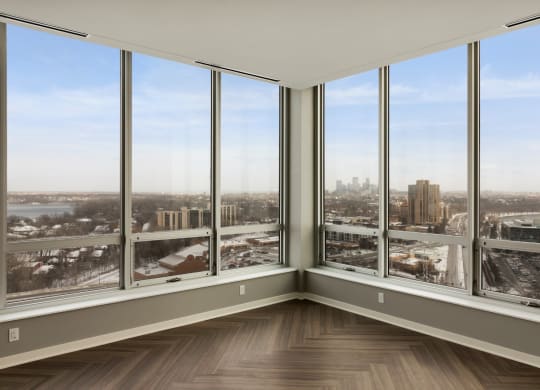 Penthouse Living Area at Calhoun Towers, Minneapolis, MN