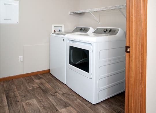New washer and dryer