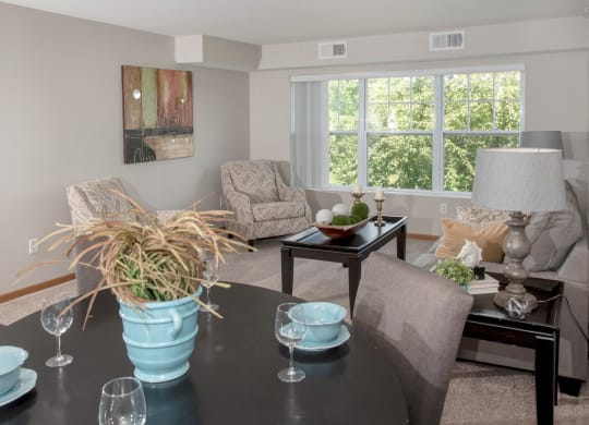 spacious living room