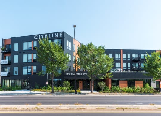 Front Exterior at CityLine Apartments, Minnesota