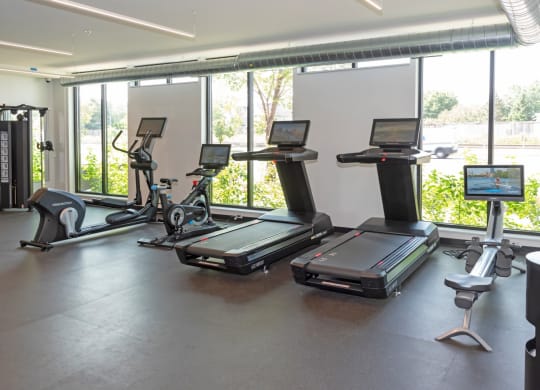 Two Level Fitness Center at CityLine Apartments, Minneapolis, MN