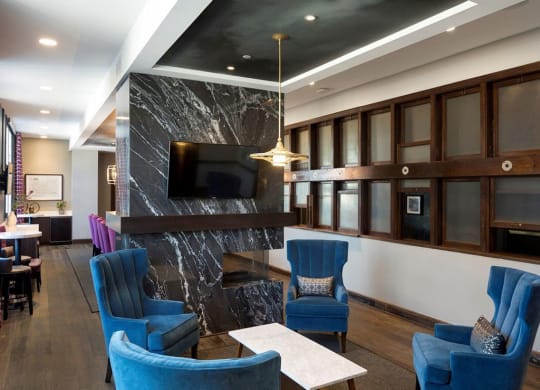 Clubhouse with TV at Custom House, St. Paul, MN