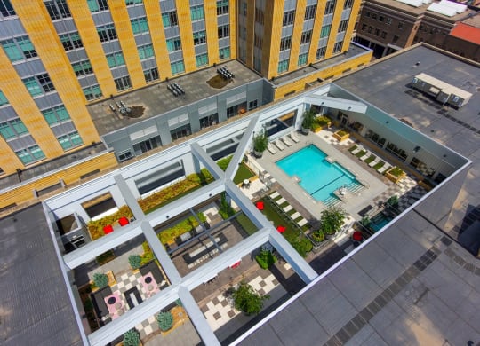 Aerial View Of Property at Custom House, Saint Paul, MN, 55101