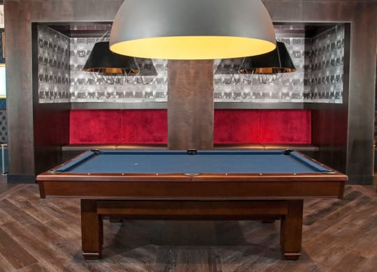 Billiards Table In Game Room at Custom House, St. Paul, 55101
