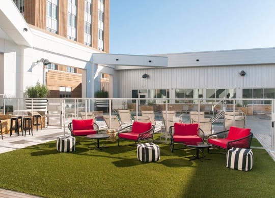 Poolside Lounge Area at Custom House, Saint Paul, Minnesota