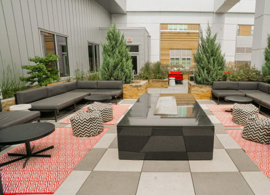 Outdoor Lounge at Custom House, Minnesota, 55101