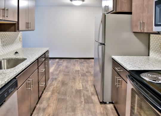 Dishwasher, Refrigerator, Microwave In Kitchen at Eagan Place Apartments, Eagan, 55123