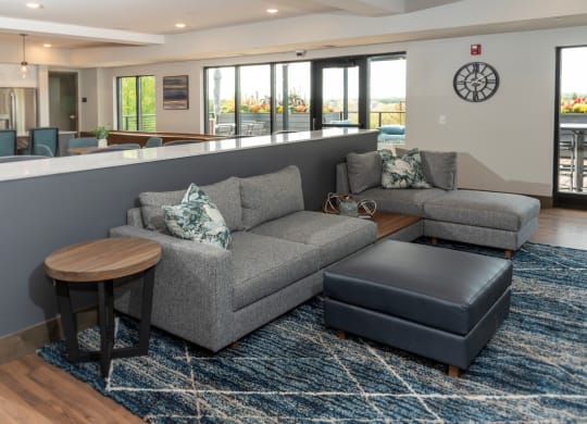 Community Lounge Area at Grove80 Apartments, Cottage Grove, 55016