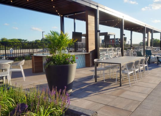 Outdoor Living Area at The Original at West Lake Quarter, Minneapolis, Minnesota