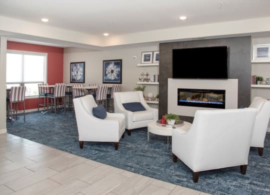 Social Lounge With TV at Lake Jonathan Flats, Chaska, 55318