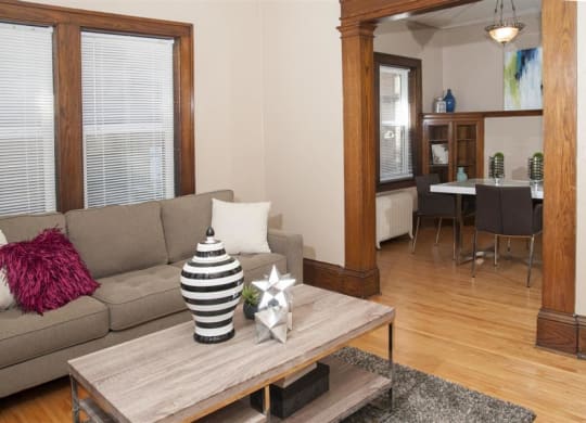 Breton Apartments in Minneapolis, MN Living Room