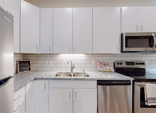 Modular Kitchens at The Bessemer at Seward Commons Apartments, Minnesota, 55404