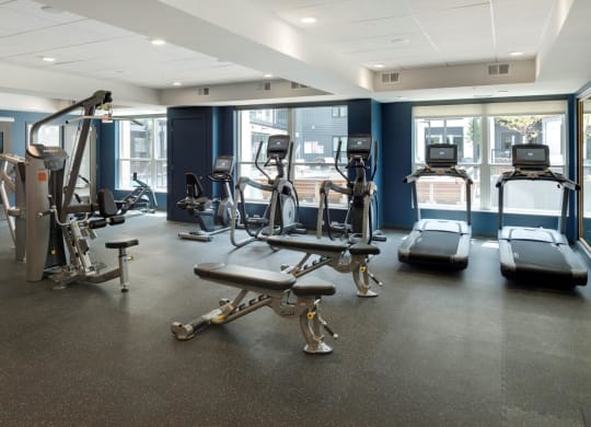 24 hour Fitness Center at Residences at 1700, Minnetonka, MN