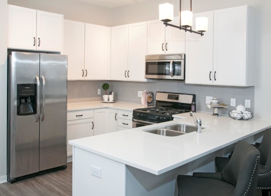 Refrigerator with Ice Maker at Residences at 1700, Minnesota, 55305
