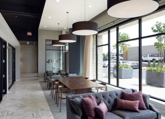 Renovated Lounge and Dining Area at Residences at 1700, Minnetonka, MN