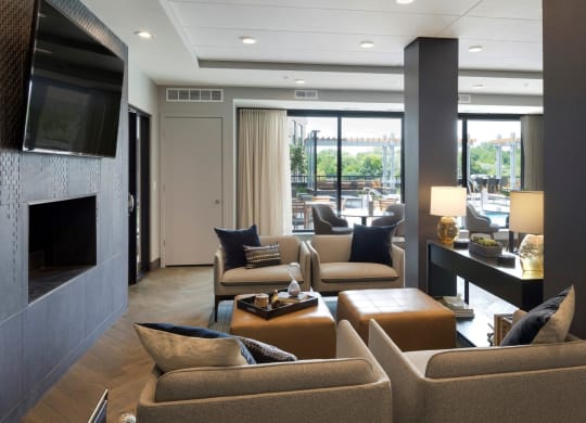 Resident TV Lounge at Residences at 1700, Minnesota, 55305