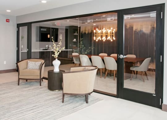 White Marble Floors at Residences at 1700, Minnetonka, MN 55305