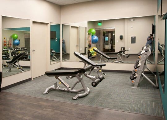 Fitness Center with Separate Spin Room at Shoreview Grand, Shoreview, Minnesota