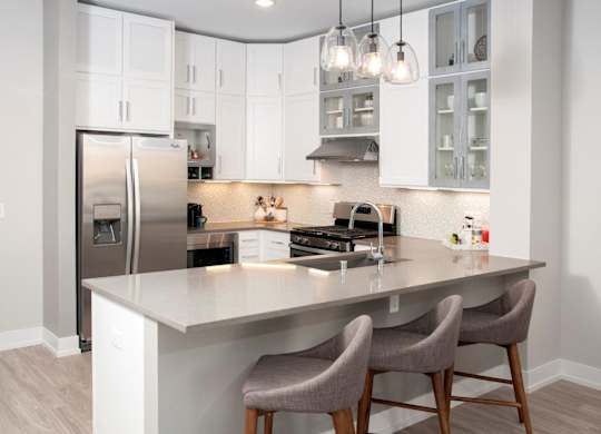 Chef Inspired Kitchen Islands at The Finn I, Minnesota, 55116