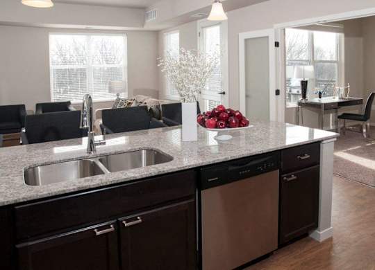 Granite Countertops at Overlook on the Creek, Minnetonka, MN