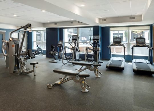 Fully Equipped Fitness Center Residences at 1700 , Minnetonka, Minnesota