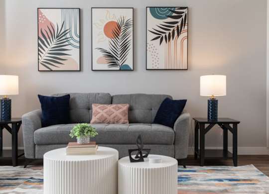 Living Area at The Edison at Maple Grove, Minnesota