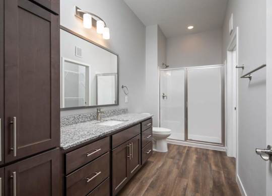 Bathroom With Bathtub at The Edison at Maple Grove, Maple Grove, MN