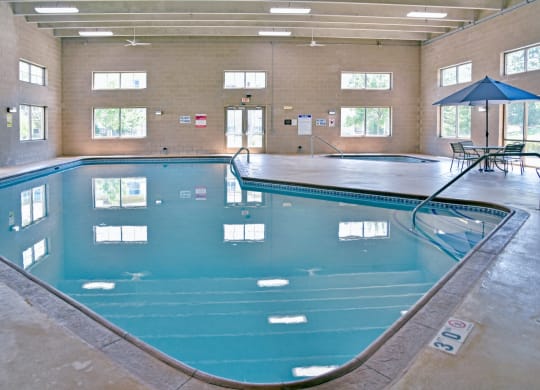 indoor pool and hot tub