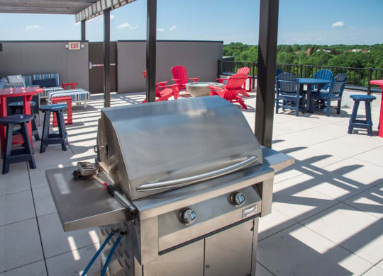 Rooftop Grill Station at Lake Jonathan Flats, Chaska