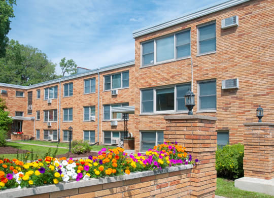 exterior and flowers